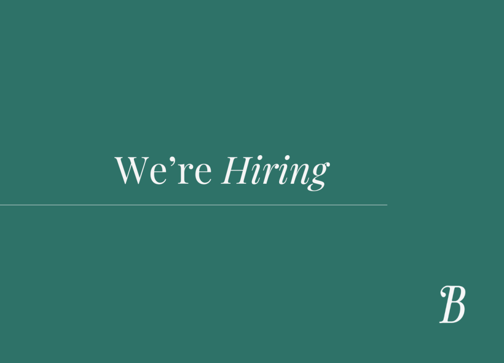 We're hiring